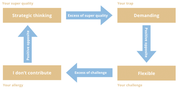 Ofman Model Example Ofman’s Quadrant in Leadership - Sibega - Silvia Beltrán